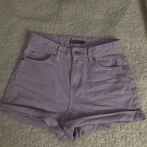 Lilac Mom Shorts